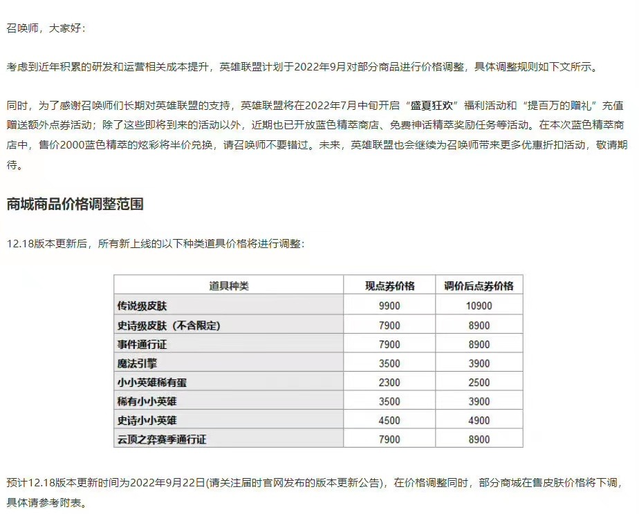 虎娘日报：部分商场商品价格上涨，LPL国风日主题周末即将开启