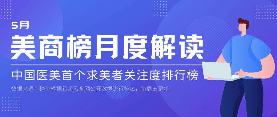 排行榜祛斑产品，美商榜月度解读：5月什么医美项目最受欢迎？